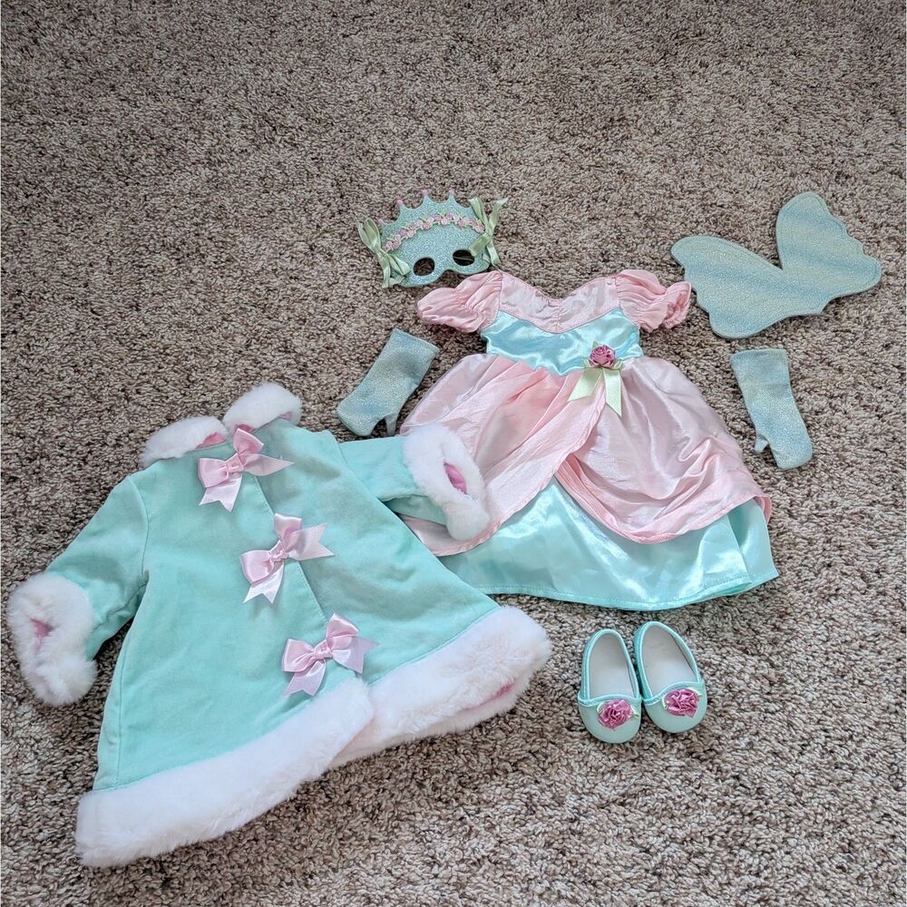 American Girl Marie Grace’s Fancy Dress with Accessories and Fancy Coat Retired